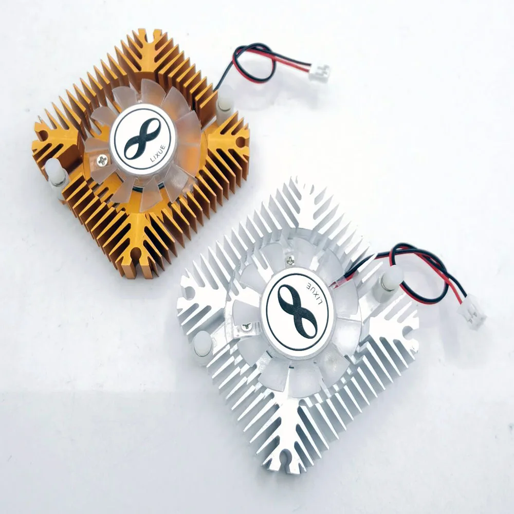 1 Bộ 5 Chiếc 10 Cái 5W 10W Cao Cấp Tản Nhiệt Led Có Quạt Nhôm Làm Mát Cho 5W/10W 12V