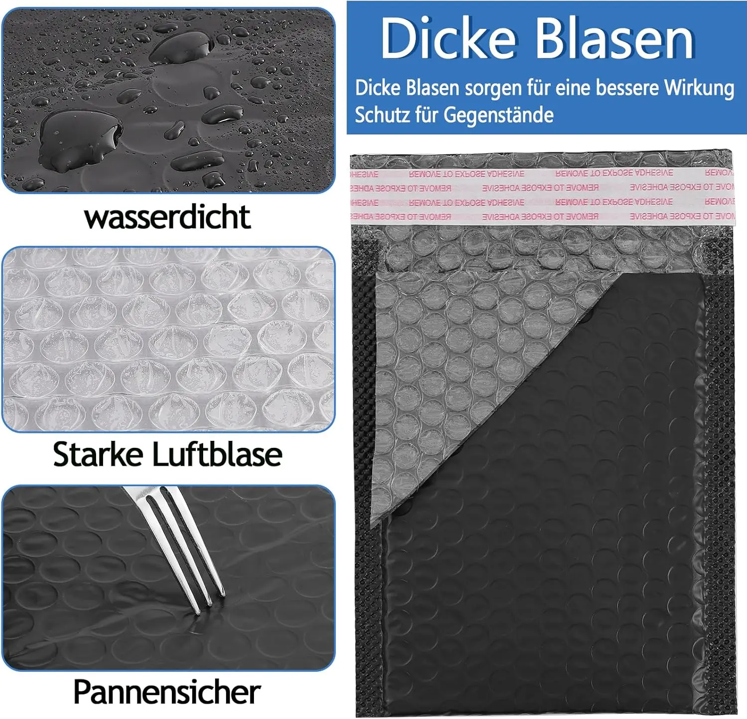 100 Stuks Bubble Mailer Envelop Mailing Verzending Verpakking Kleine Zakelijke Benodigdheden Self Seal Bubble Waterdichte Express Envelop