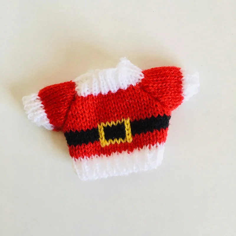 Ropa para perros Headmaster de 10cm, suéter en miniatura para muñeca de juguete Bjd 1:8, suéter, accesorios de uso de Navidad, 1 ud.