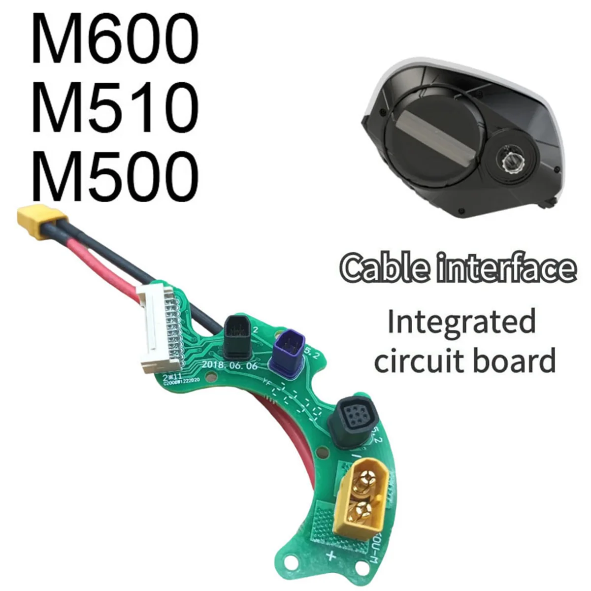 AA91 Motor Controller PCB Integrierte Platine für Bafang Central Motor Mid Drive Middle Motor M600 M510 M500 Elektrofahrrad Teil
