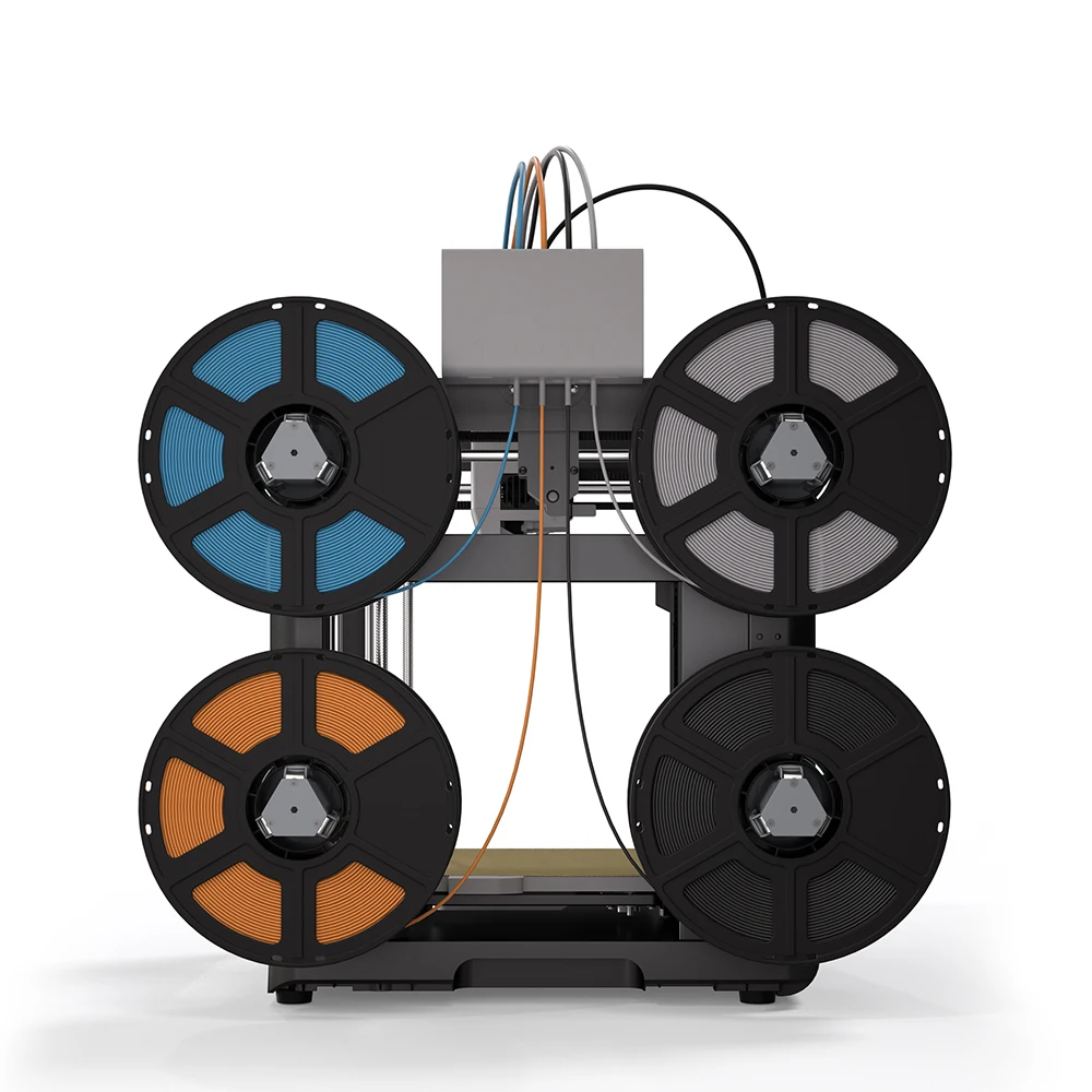 FLASHFORGE AD5X 3D-printer Meerkleurendruk Intelligent filamentsysteem Automatische nivellering met één klik Groepscontrole