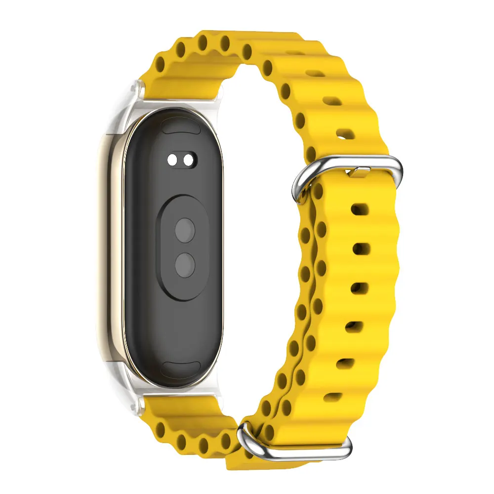 Strap For Xiaomi Mi Band 8 nfc Silicone Wristband Mi band 9 Bracelet Replacement For Xiaomi Smart Band 8 9 Wrist Color Strap