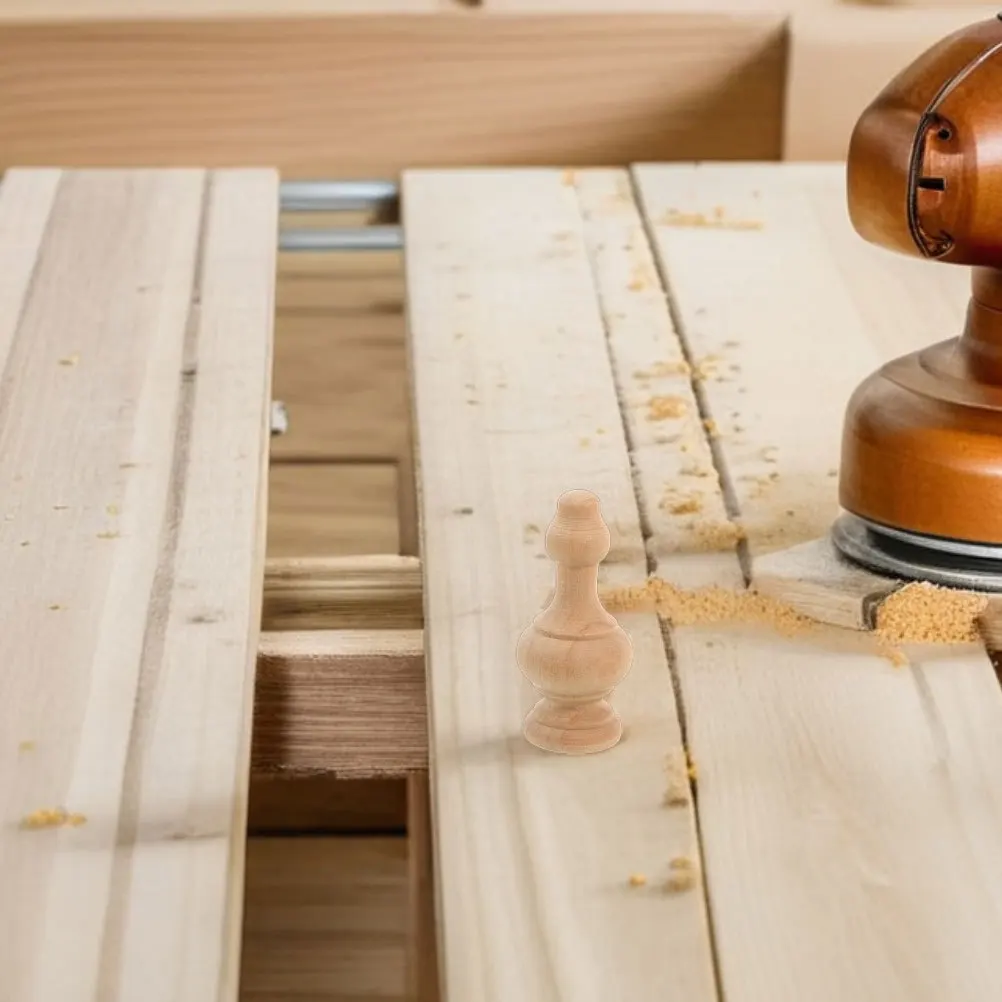 10 Uds. De husillos decorativos de madera maciza, balaustres sin terminar, diseño de columna romana para barandillas de escaleras, muebles artesanales, decoración del hogar Diy