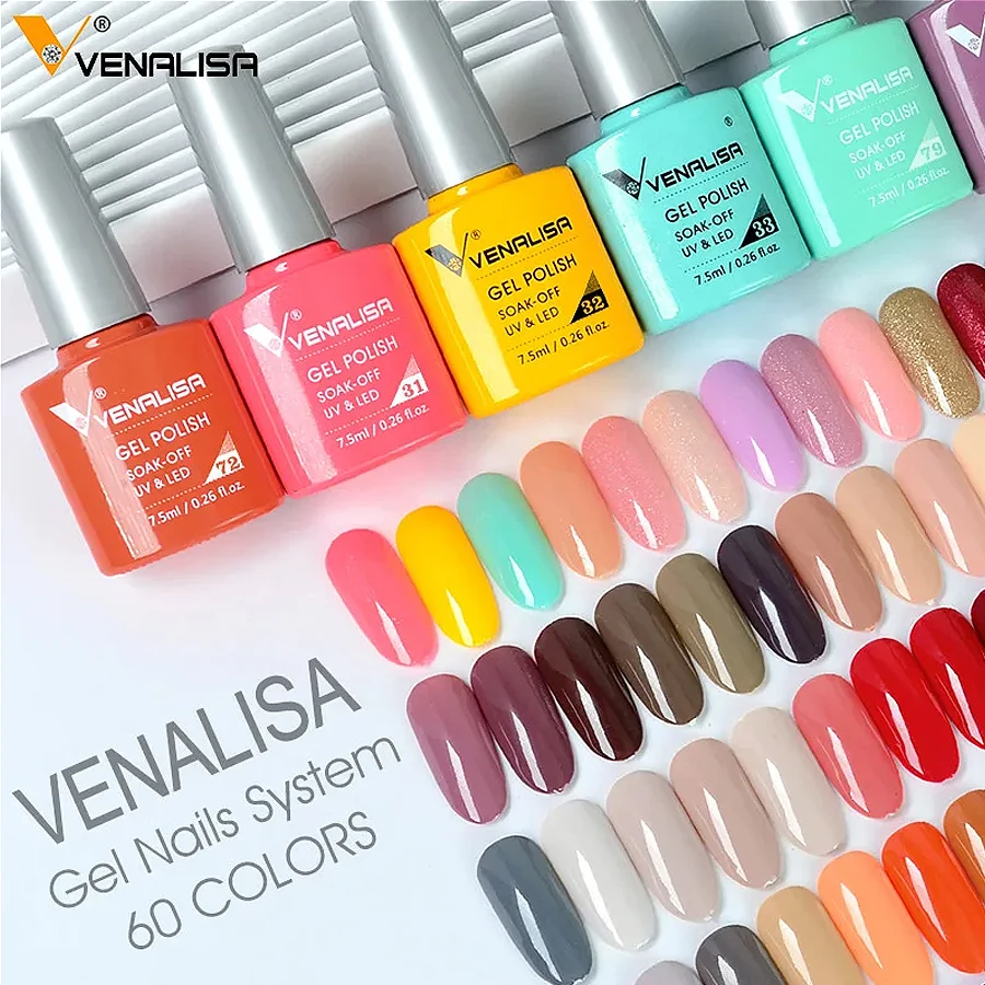 Cor de luxo gel para unhas venalisa gel esmalte laca embeber fora uv led verniz em gel de longa duração bom preço super gel polonês