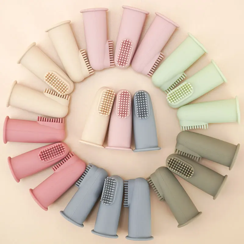 Kinder Zähne Mundpflege Reinigung Pinsel Baby Gesundheit Finger Zahnbürste Neue Geboren Baby Artikel Reise Tragbare Zubehör