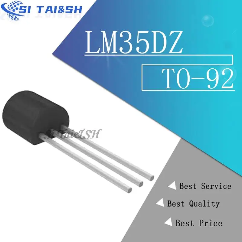 5 Pçs/lote LM35DZ LM35D LM35 sistema de dados