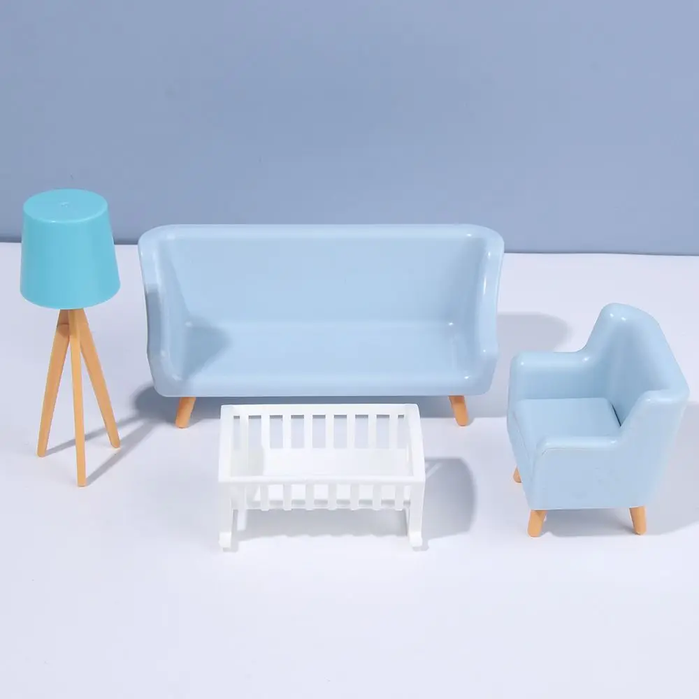 Tỉ Lệ 1:12 Nhà Búp Bê Thu Nhỏ Đồ Nội Thất Ghế Sofa Giường Tủ Quần Áo Tủ Tivi Mini Đồ Mặc Cảnh Mẫu Chơi Nhà Micro Phong Cảnh