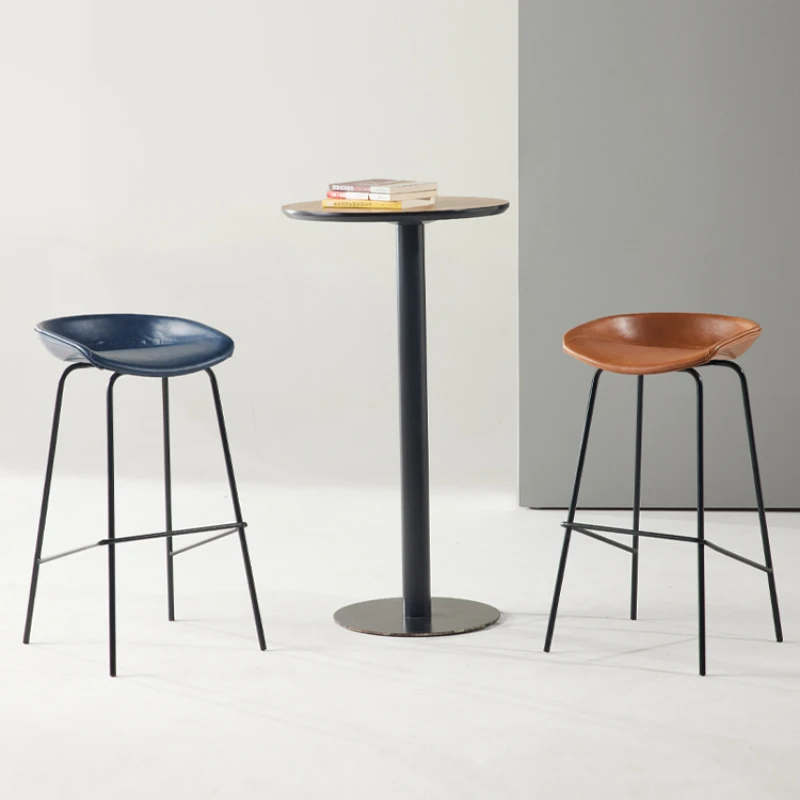 Chair Dining Chairs Breakfast Elegant Nordic Restaurant Chaise Design High Stool Kitchen Bar Metal Gamer Sillas De Bar Ergonomic