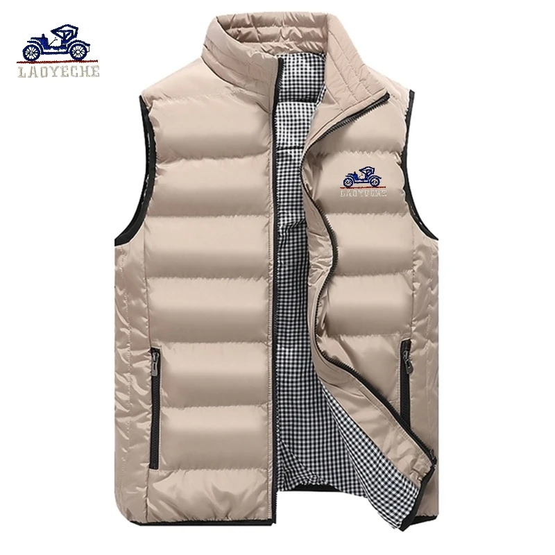 Chaleco de algodón CAMEL bordado de alta gama, moda masculina de otoño e invierno, abrigo sin mangas informal y cómodo, superventas