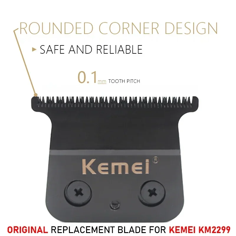 Cuchilla de repuesto Original para cortadora de pelo profesional Kemei KM-2299, accesorios de piezas de cabezal de cuchillo de corte