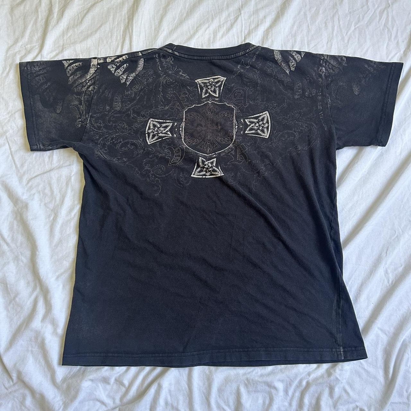 2000 年代美的モールゴス E-girl ゴシック Tシャツレトロ Y2K グランジスカルウィングクロップトップスインディーグラフィックプリント半袖 Tシャツ女性