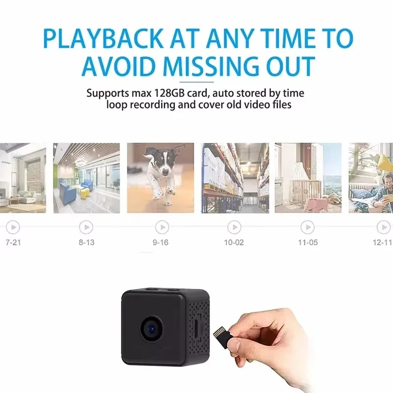 1080P HD Mini Wireless WiFi Camera With Night Vision Motion Detection Remote View Cam Video Voice Recorder For Household 2025