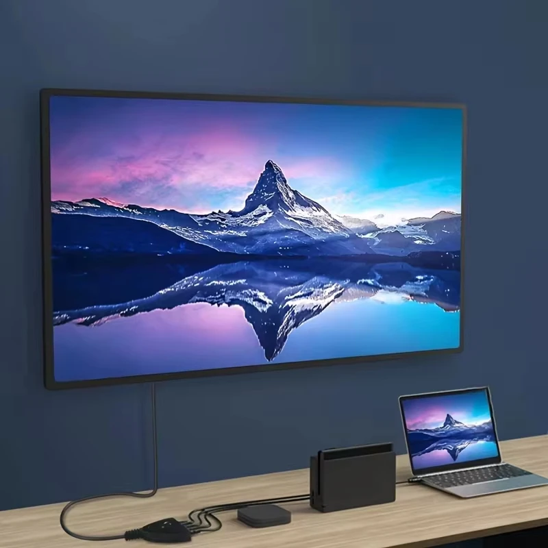 HDMI Switcher 3-in-1-out Integrated Switcher HD Monitor Divider Computer Screen Expander Port Distribution Line PS4 Game Console