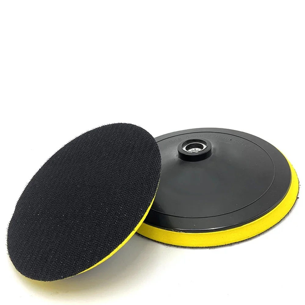 3/4/5/6/7 pollici M10 M14 Tampone di supporto Supporto per levigatura Disco Gancio e anello Lucidatura Piastra di supporto Asta di perforazione per lucidatore Strumento di molatura