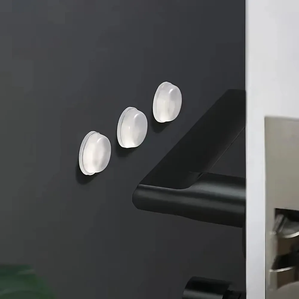 6x2mm 100개 셀프 접착 도어 스토퍼 고무 댐퍼 버퍼 캐비닛 범퍼 실리콘 가구 패드 쿠션 보호 패드