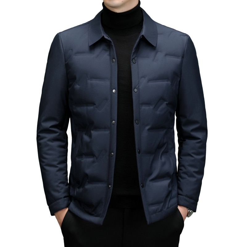 Winter Männer Daunen blazer Männer Winter Warm Daunen anzug Jacke Geschäft hochwertige dicke warme Freizeit jacken