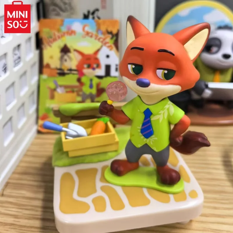 Disney Zootopia Autumn Manor Series Blind Box Figure Cartoon Doll Model Cute Desktop Ornament Decor Toys Birthday Gift