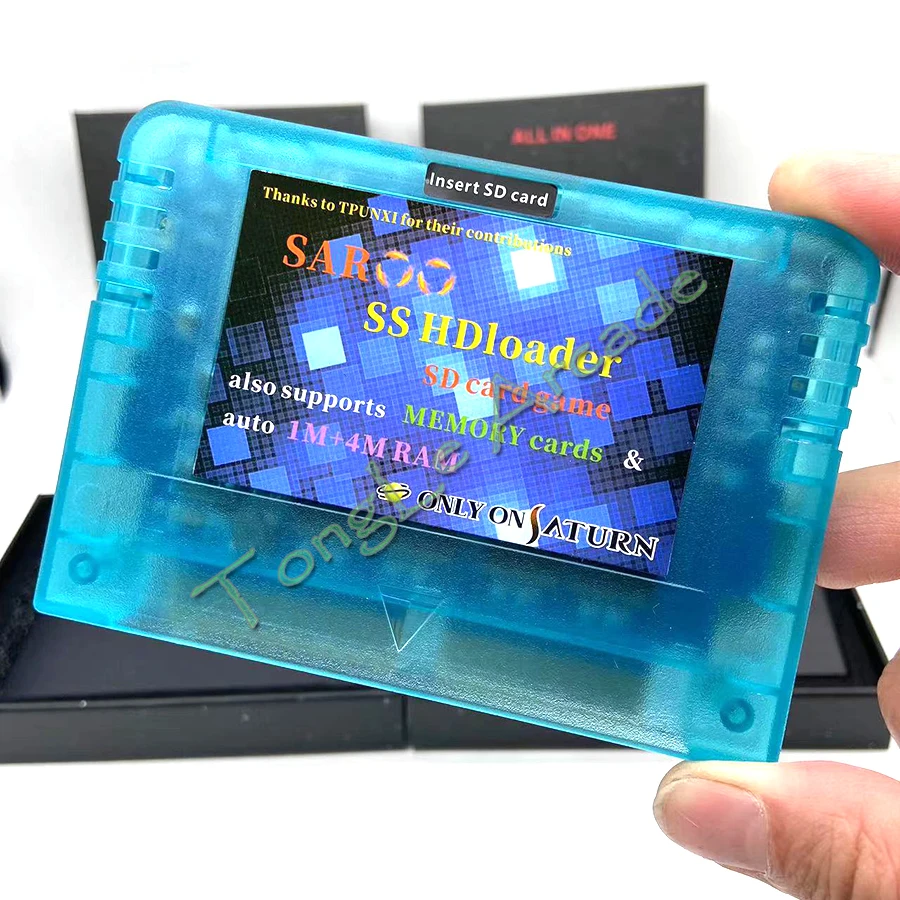 V0.7 SAROO HDLoader Поддержка английского меню SS Game Reader Использование TF или SD-карты для чтения адаптера ISO Быстрое чтение для Saturn без компакт-диска