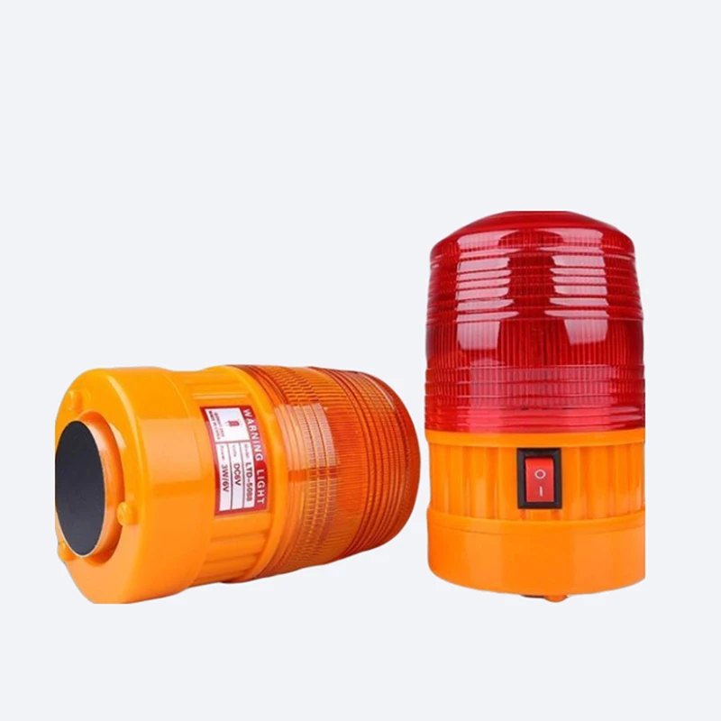 LTE-5088 Red Yellow LED Warning Light Battery Flashing Strobe Alarm Lighting