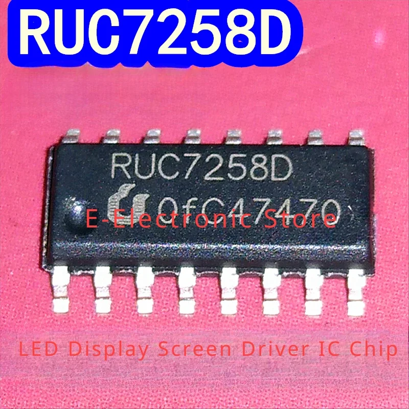 10 PZ/LOTTO RUC7258D RUC7258DH4 SOP16 Display A LED Driver Dello Schermo IC Chip