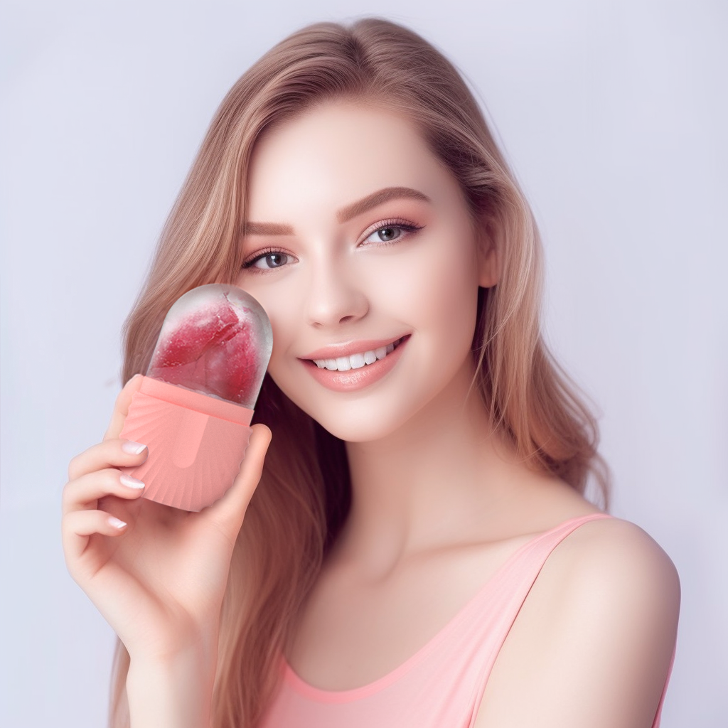 Eis Gesicht Roller Eiswürfel Schönheit Massage Silikon Eis Form Für Augen Schwellungen Eis Gesichts Roller Schrumpfen Poren Multifunktionale form