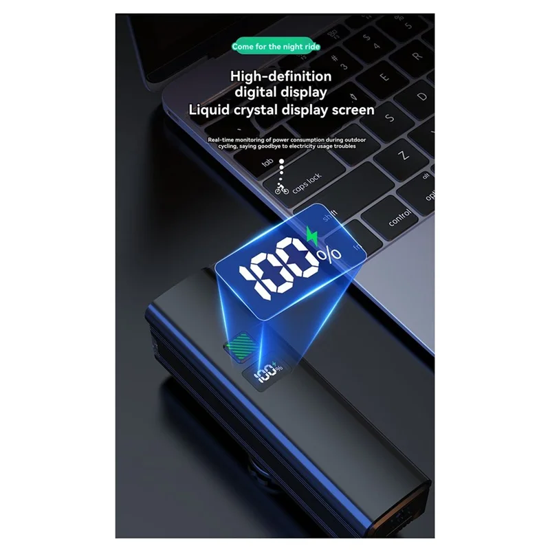 Cycling Lights Bicycle Headlights With High And Low  Switch 800 Lumens USB-C Charging For Cyclists And Commuters-[A51I]