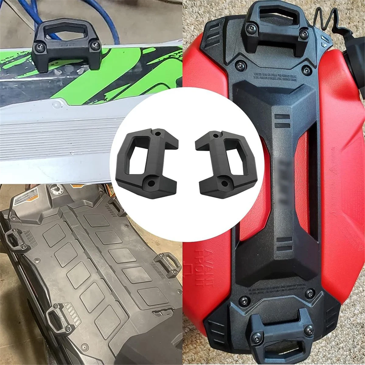 Kit de base para portaequipajes de carga de coche para Ski Doo LINQ CARGO 860201806   Accesorios para Extorier de automóviles Reposabrazos para asiento de motos de nieve