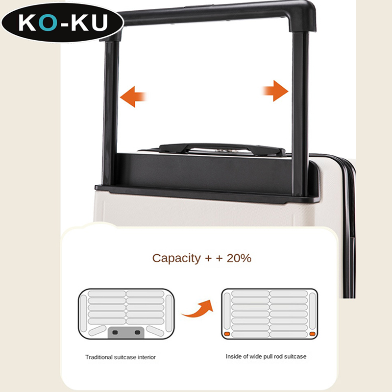 KO-KUワイドスーツケース、大型ラゲッジ、28インチトロリーケース、ユニバーサルホイール、メンズパスワードボックス、新品、2022