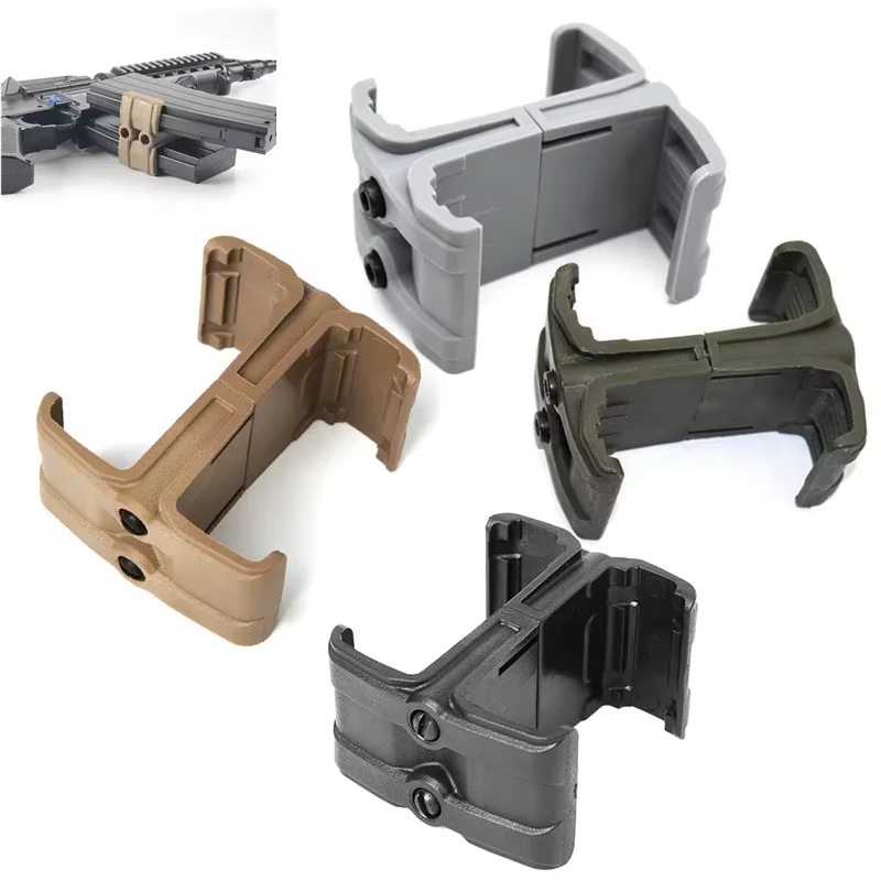 Tactical Clip Rifle Dual Parallel Magazine Connector For AK AR15 M4 MP5 Airsoft Mag Parallel Connector Clamp Hunting Accessorie