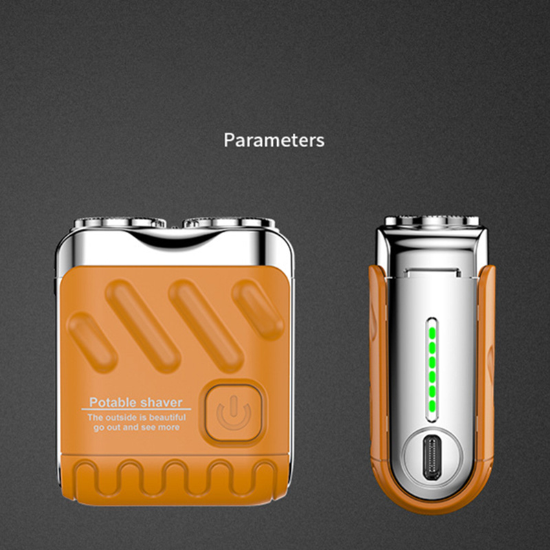 Xiaomi MIJIA-Afeitadora eléctrica para hombre, resistente al agua, tipo C, recargable, Mini Afeitadora rotativa de viaje, recortadora de barba portátil, herramienta removedora