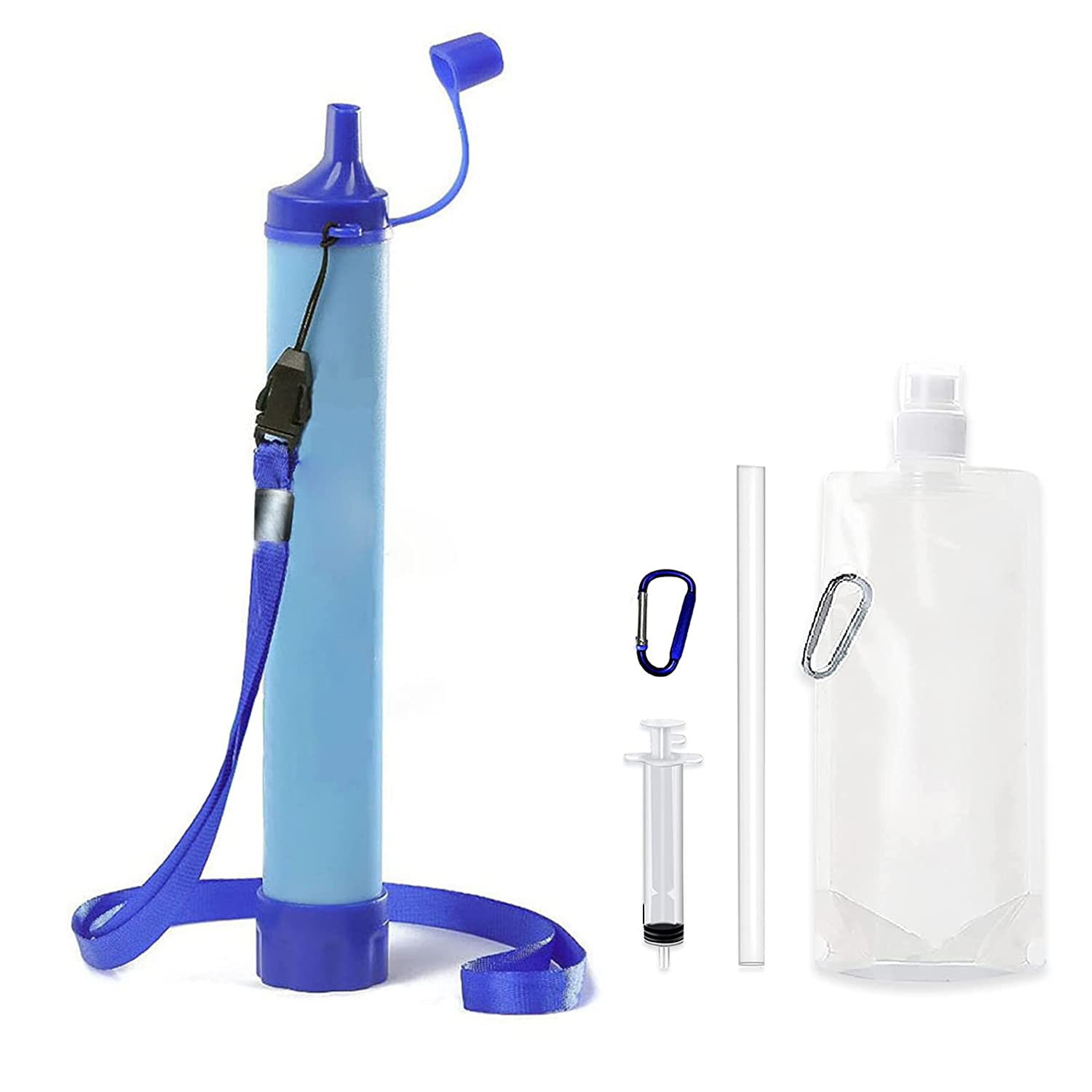 屋外浄水器キャンプハイキング緊急生活ポータブル浄水器浄水器小川、湖屋外キャンプに最適