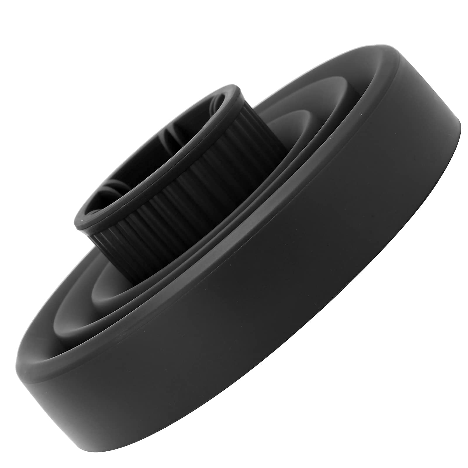 Nouvel outil de Salon noir universel Silicone sèche-cheveux diffuseur couverture réglable résistant à la température dispersion sèche-cheveux