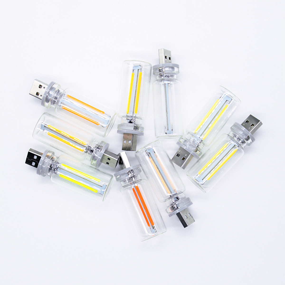 Retro USB Led Filament Nachtlicht Dimmen 5v Lampe Dekorative Warm Touch Beleuchtung Glühlampe Camping Mini Lila Glühbirne Schatz