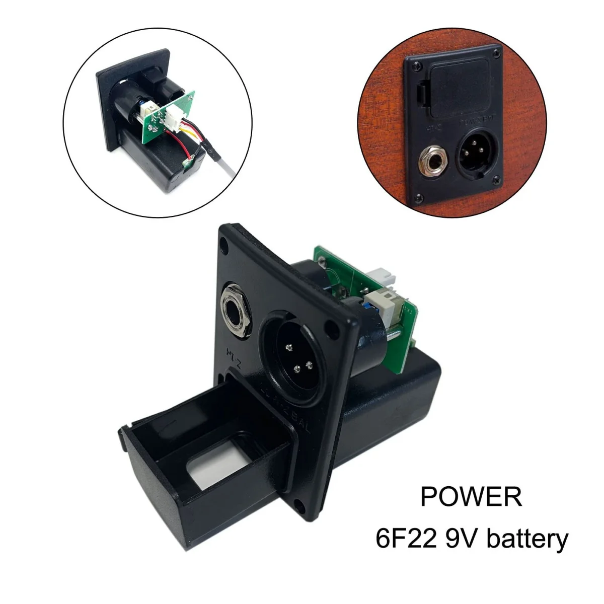 Miwayer 4/5 Band Gitaar Pickup EQ Equalizer Piezo Pickup met LCD Display Tuning Functie Gitaar Voorversterker Pickup