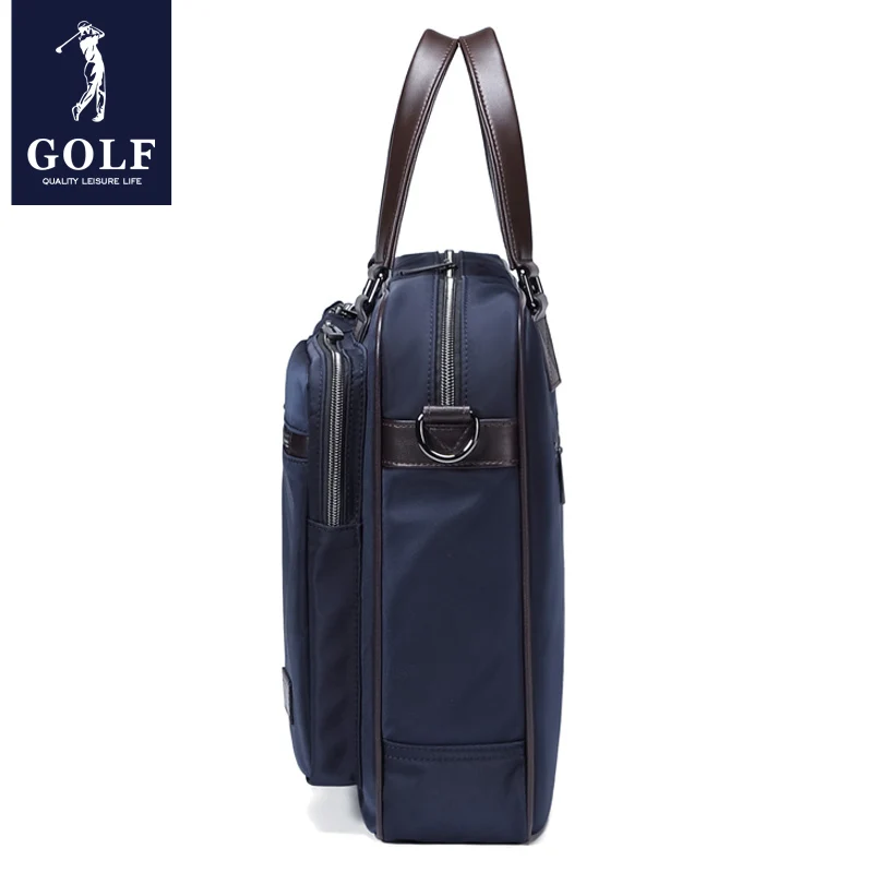 GOLF Men's Business Briefcase Large Capacity Handheld Handbag Multi functional Business Travel Bag Single Shoulder Crossbody