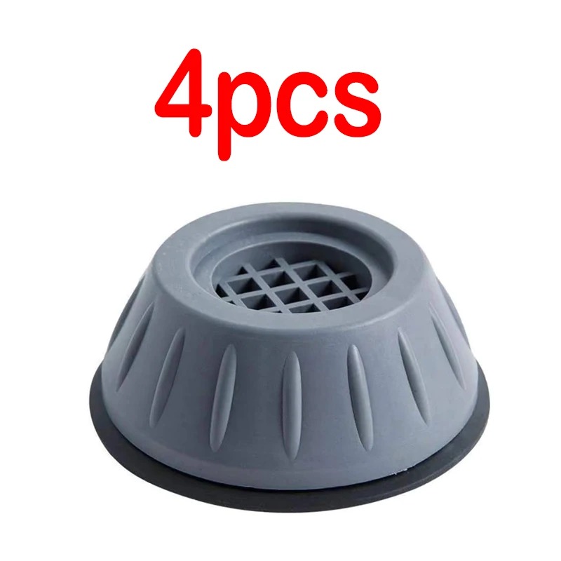 Almohadillas antivibración para pies, alfombrilla de goma antideslizante, amortiguadores silenciosos, soporte Universal para lavadora, refrigerador, muebles, 4 Uds.
