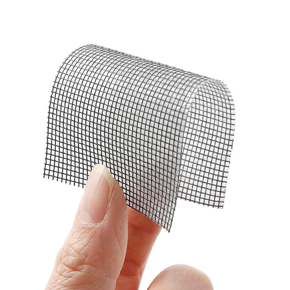 Starkes selbstklebendes Fenstergitter-Reparaturband, Fensternetz, Bildschirm-Reparatur-Patch, das Löcher abdeckt, Tränen, Anti-Insekten-Moskito-Netz