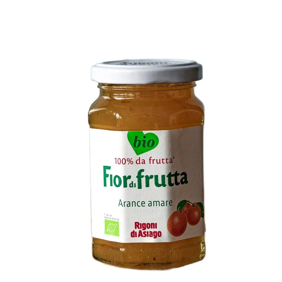 Italienische orange marmelade bio 260g-rigono di asiago