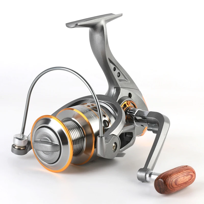 BILLINGS DC 1000 ~ 7000 Series, relación de engranaje 5,2: 1, arrastre máximo de 26LB, carrete de Metal CNC, carrete de pesca giratorio, para agua dulce y salada