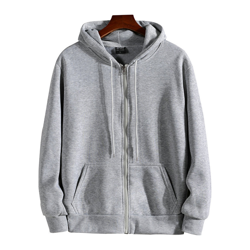 Moletom com zíper manga comprida masculino, moletom com capuz, roupa casual masculina, roupas soltas, moda esportiva, outono, inverno, nova