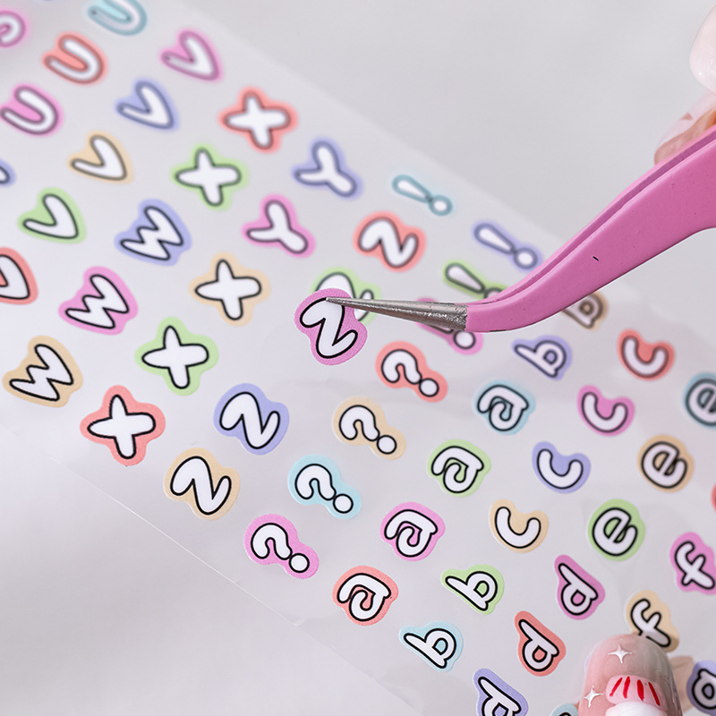 Mr. Paper, Text Elements Student Handmade DIY Decoration Collage Scrapbook Diary Notebook Phone Case Stickers