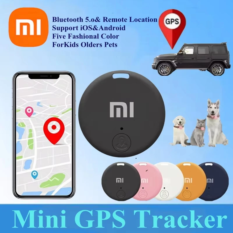 Xiaomi GPS трекер Bluetooth 5,0 анти-потерянное GPS мини-устройство домашнее животное детская сумка кошелек отслеживание для IOS Android умный искатель локатор