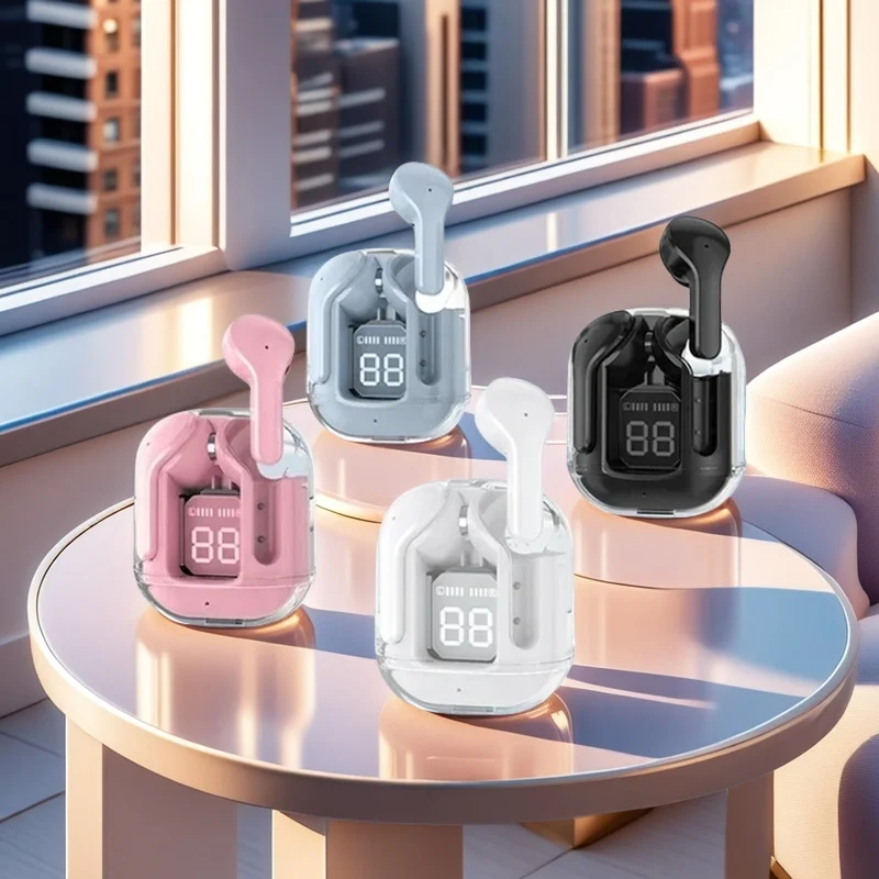 T2 sem fio mini fones de ouvido led power display digital tws fone de ouvido sem fio som estéreo bluetooth 5.3 para xiaomi huawei