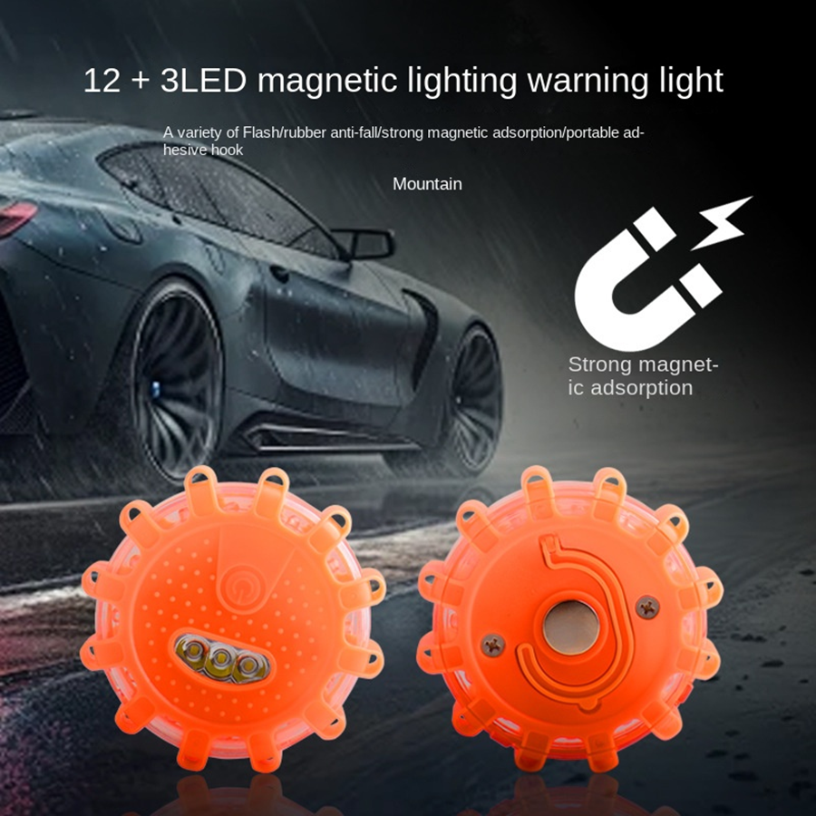 Led Auto Notfall Licht Taschenlampe Magnetische Induktion Strobe Verkehrsunfall Lampe Leuchtfeuer Sicherheit Zubehör
