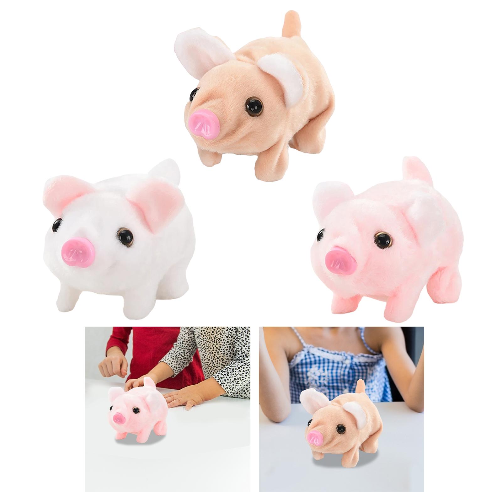 Electric Plush Pig Toy Can Walk Make Sound for Kids Birthday Gift Toddlers