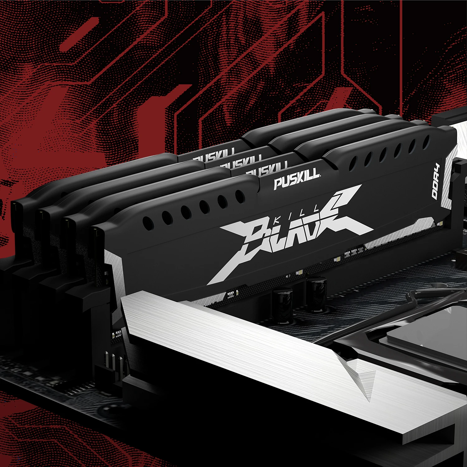 PUSKILL Speakon RAM DDR4 16 GB 8 GB 1,2 V 3200 MHz 2666 MHz Desktop-Computer UDIMM Kühlweste Speicher Memoria
