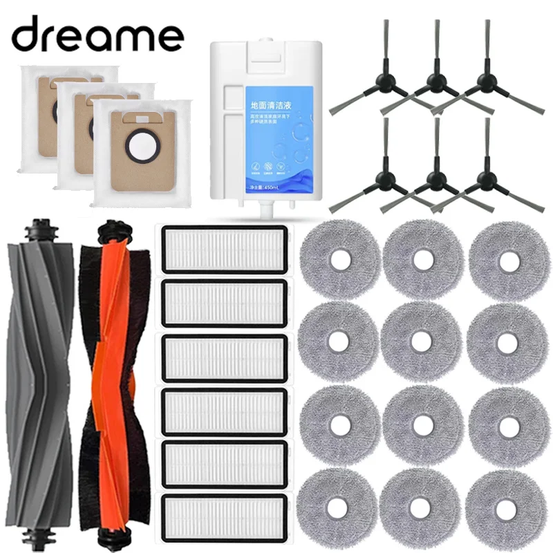 Dreame Bot L30 Ultra L20 울트라 로봇 진공 예비 부품 소모품 메인 사이드 브러시 Hepa 필터 걸레 천 먼지 봉투 액세서리