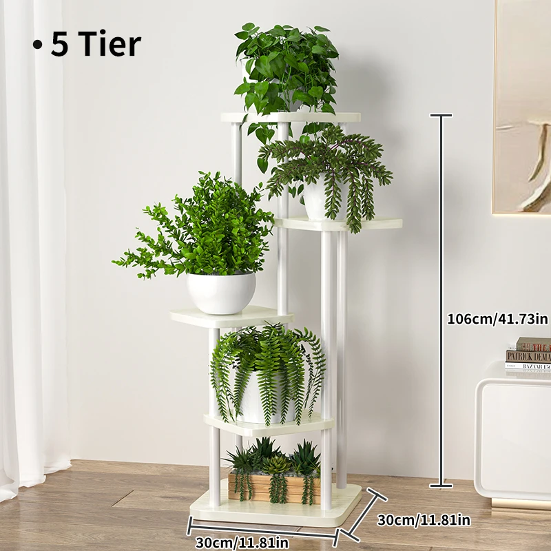 植物スタンドとフラワースタンド収納棚 4/5/6 段フラワーシェルフプランターラック収納オーガナイザーディスプレイ屋内庭バルコニー
