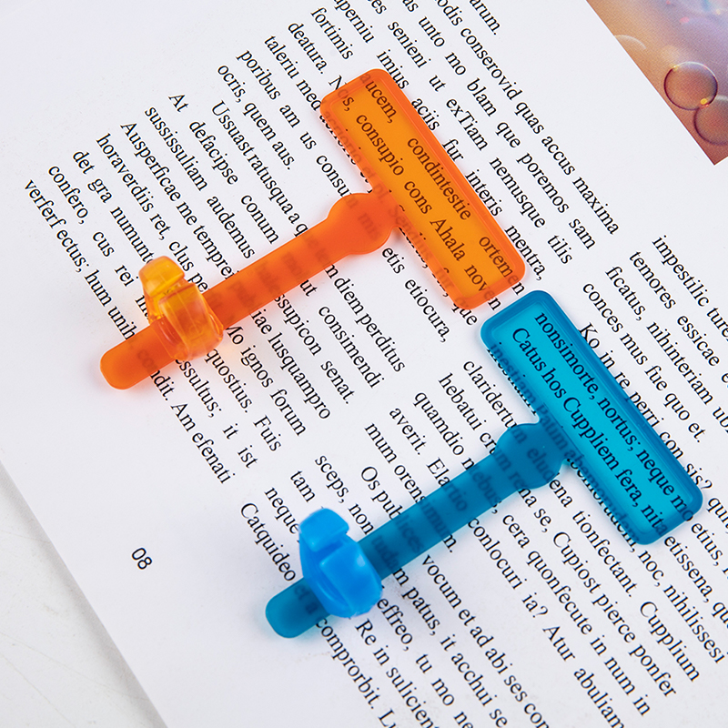 แถบอ่านหนังสือแบบมีไกด์ Finger Focus Highlighter Dyslexia เครื่องมือสําหรับเด็ก Early Readers เด็กอ่านแว่นขยาย
