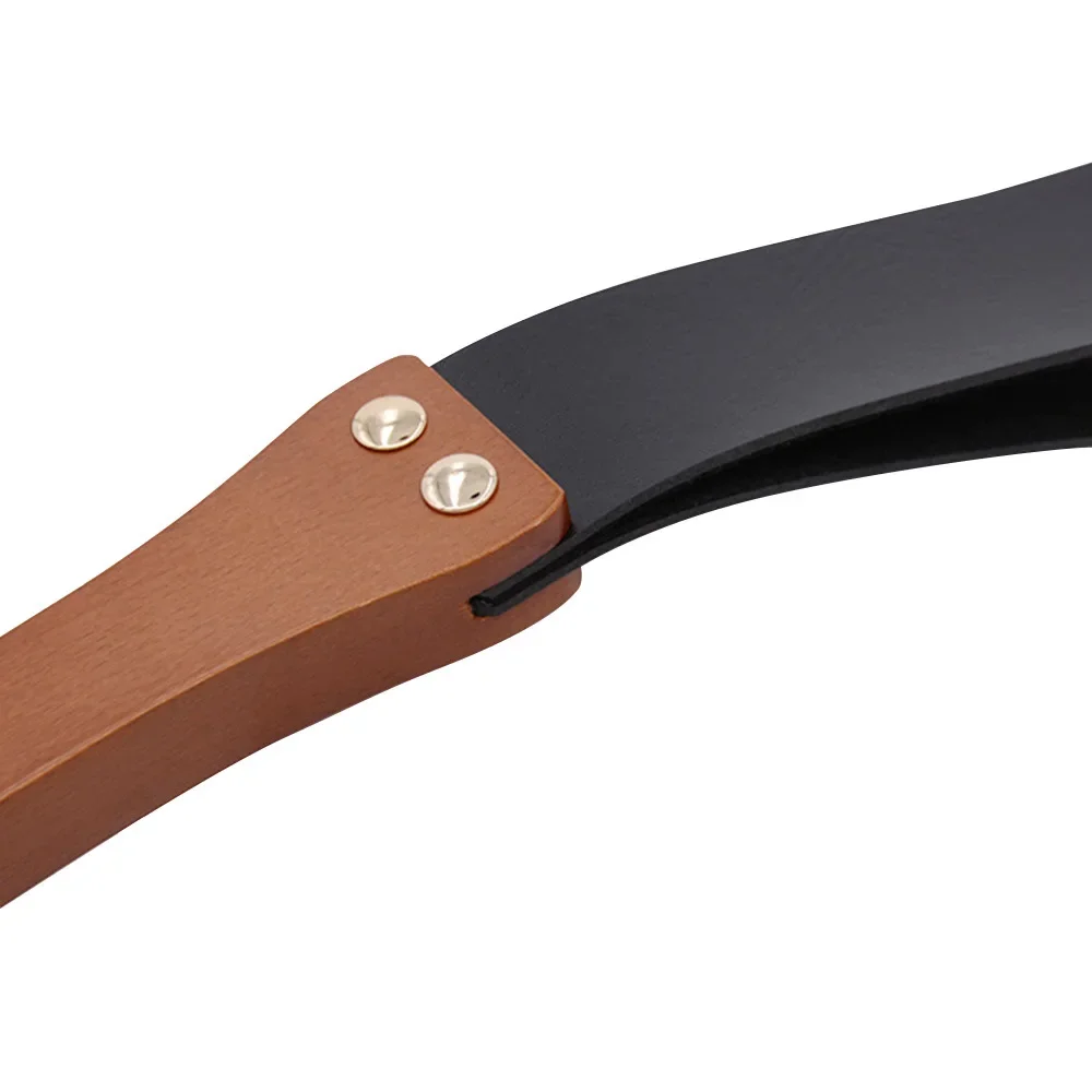 งานฝีมือทําด้ามไม้ของแท้ Art ificial แส้หนัง